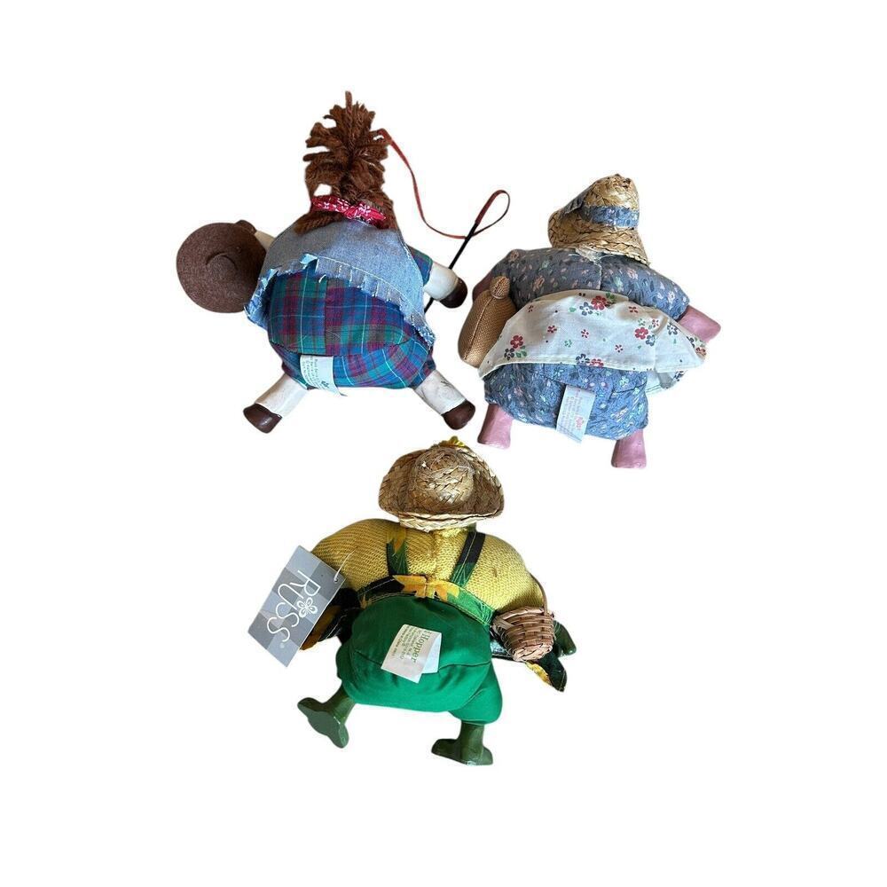 Russ Berrie Pig Horse And Frog Kathleen Kelly Critter Factory Vintage Collection - Picture 2 of 9